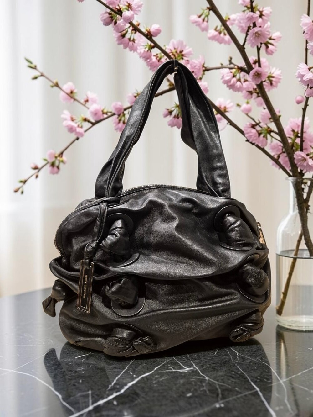 Michael Kors Zuma Rare Leather Shoulder Bag